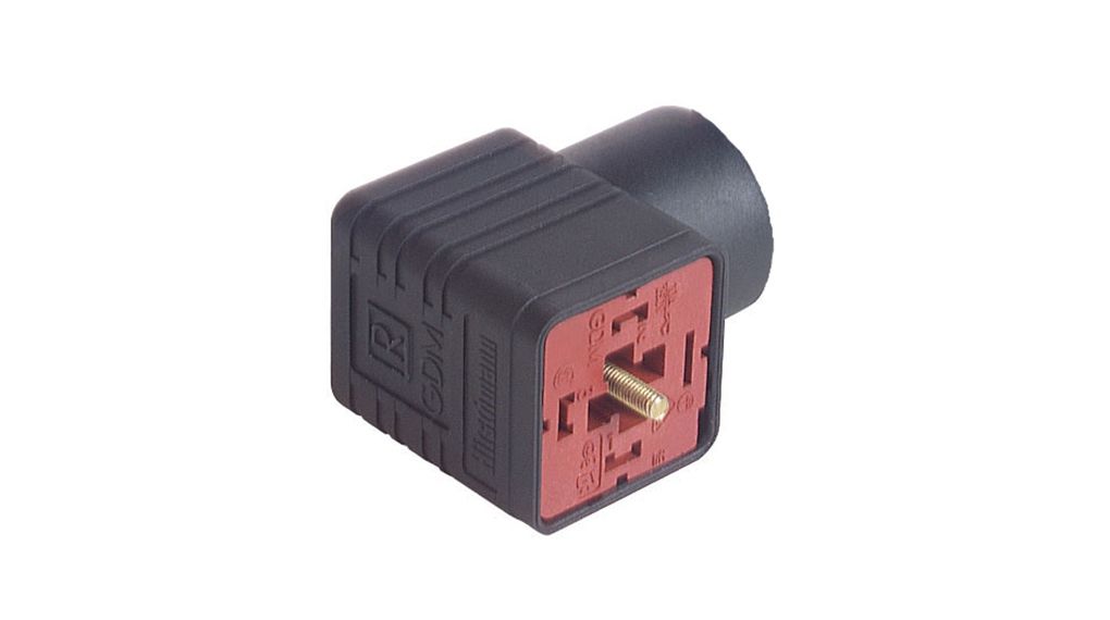 Prise pour câble, Prise femelle, M3, 250V, 16A, Contacts - 3
